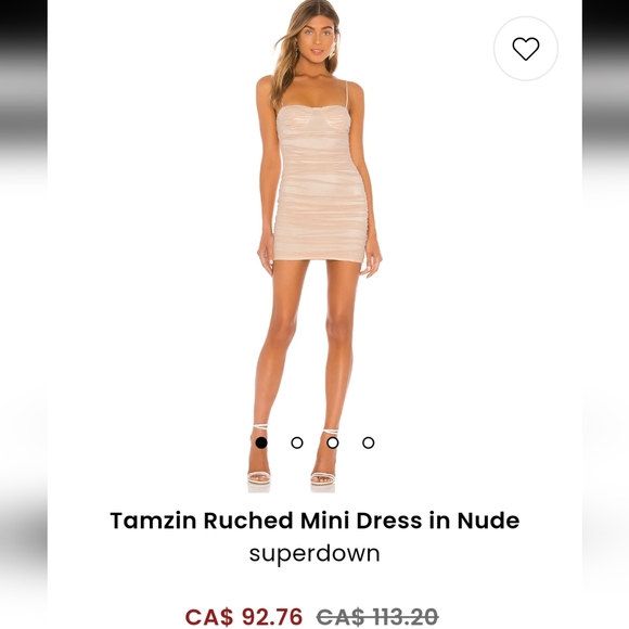 SUPERDOWN Tamzin ruched mini dress - Picture 2 of 10